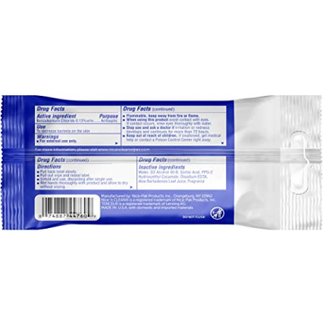 Gentle Hand Wipes for Sensitive Skin with Aloe & Vitamin E