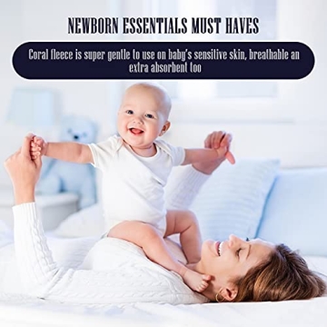 8 Pack Super Soft Baby Burp Cloths, Baby Washcloths, Ultra Absorbent Large Newborn Burping Cloth for Boy and Girl, Milk Spit Up Rags, Unisex for Baby Sensitive Skin, Grey and White, 16 × 12 Inch