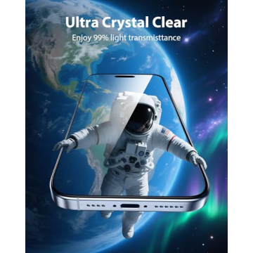 Mkeke 3 Pack iPhone 17 Screen Protector with Easy Install