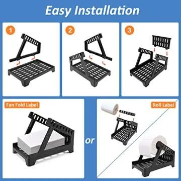 LERMITY Label Holder for Rolls and Fanfold Labels