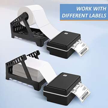 LERMITY Label Holder for Rolls and Fanfold Labels
