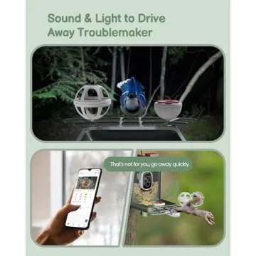 Smart Bird Feeder with Camera for Outdoor Enthusiasts