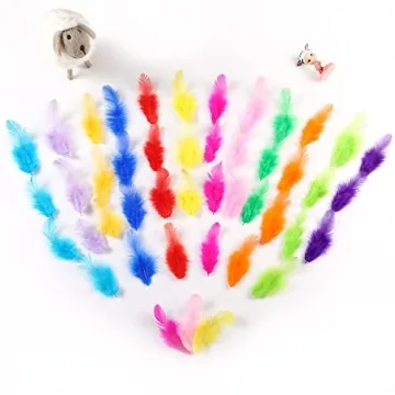 Soarer Colorful Craft Feathers 300pcs for Parties DIY