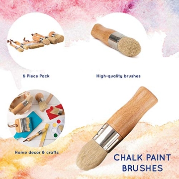 Chalk & Wax Paint Brush Set – Natural Boar Bristles