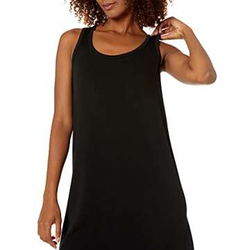 Daily Ritual Supersoft Terry Racerback Dress for Women