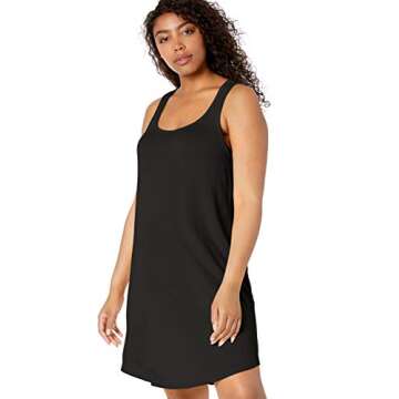 Daily Ritual Supersoft Terry Racerback Dress for Women