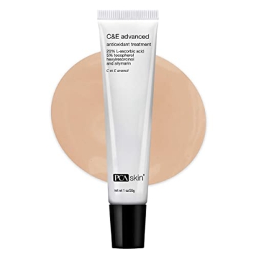 PCA SKIN Vitamin C and E Advanced Antioxidant Skin Brightening Serum, Vitamin C Serum, Diminishes Da...