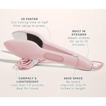 Nori Press Travel Steam Iron - Compact & Easy to Use