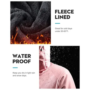 IUGA Women Waterproof Ski Jacket for Winter Adventures