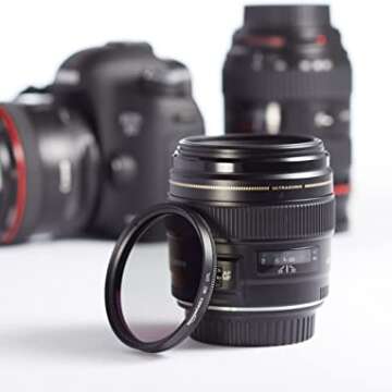 AmazonBasics Circular Polarizer Lens 72mm - Enhance Your Photography