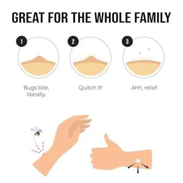 Quitch Bug Bite Relief Stickers for Kids - 3x27ct Pack