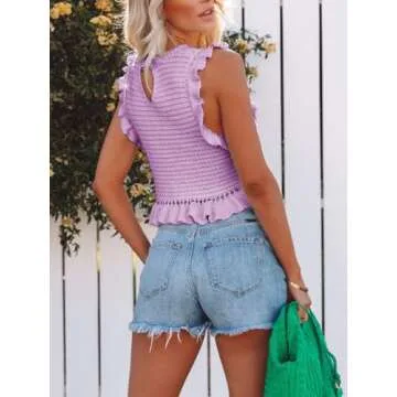 Chic Summer Knit Tank Tops for Stylish Comfort