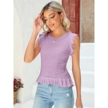 Chic Summer Knit Tank Tops for Stylish Comfort