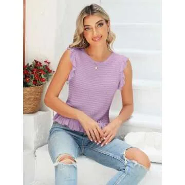 Chic Summer Knit Tank Tops for Stylish Comfort