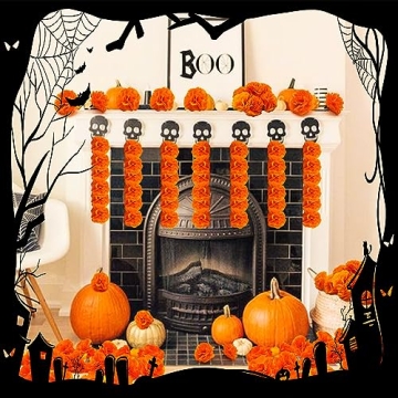 Artistic Silk Marigold Flowers for Celebrations and Decor