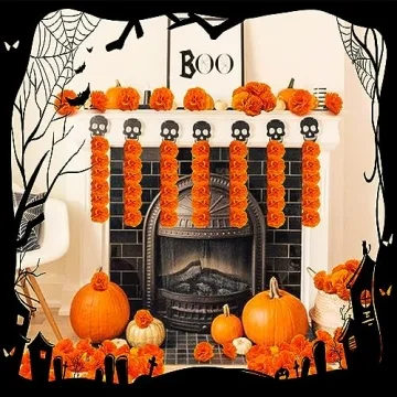 Artistic Silk Marigold Flowers for Celebrations and Decor