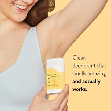 Curie Aluminum Free Orange Neroli Deodorant Stick