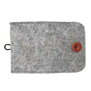 Auony Essential Oil Carrying Case Bag, 6 Bottles Essential Oils Travel Organizer Pouch Bag for 5ML / 10ML / 15ML Oils