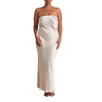 NUFIWI Women's Sexy Backless Maxi Dress - Elegant Party & Cocktail Wear