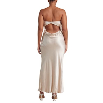 NUFIWI Sexy Backless Maxi Dress for Parties & Cocktails