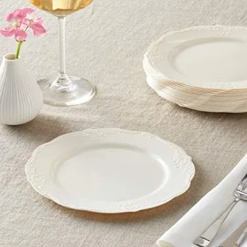 Elegant Silver Spoons Party Disposable Dinnerware Set