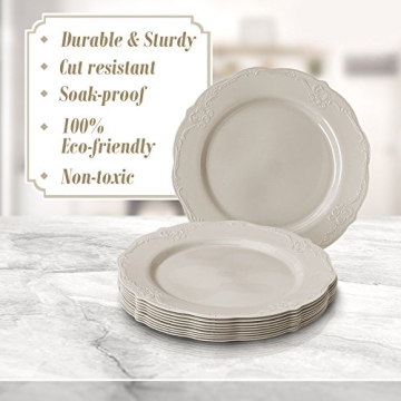 Elegant Silver Spoons Party Disposable Dinnerware Set