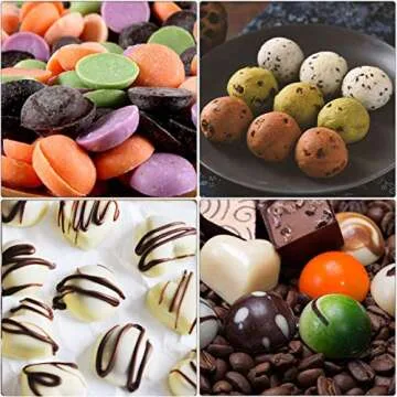 Palksky 2PCS 140-Cavity Small Round Silicone Mold/Semicircle Chocolate Drops Mold/Dog Treats Pan/Semi Sphere Gummy Candy Molds for Ganache Jelly Caramels Cookies Pet Treats Baking Mold