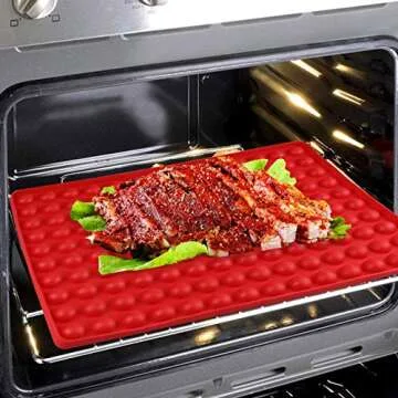 Palksky 2PCS 140-Cavity Small Round Silicone Mold/Semicircle Chocolate Drops Mold/Dog Treats Pan/Semi Sphere Gummy Candy Molds for Ganache Jelly Caramels Cookies Pet Treats Baking Mold