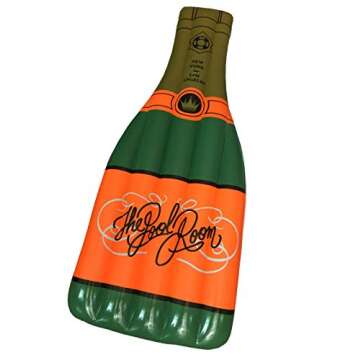 Giant Inflatable Champagne Bottle Pool Float for Ultimate Water Fun & Parties