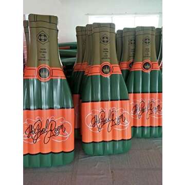 Giant Inflatable Champagne Bottle Pool Float for Fun