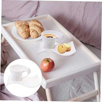 GOOHOCHY Bone China Coffee Mugs - Stylish Ceramic Milk Cups