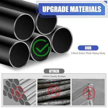 Gientan Flag Pole for Outside, 20FT Heavy Duty Aluminum with 3x5 American Flag Kit