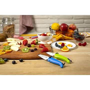 Kuhn Rikon KinderKitchen Children’s Knife Set - Safe Cooking Fun