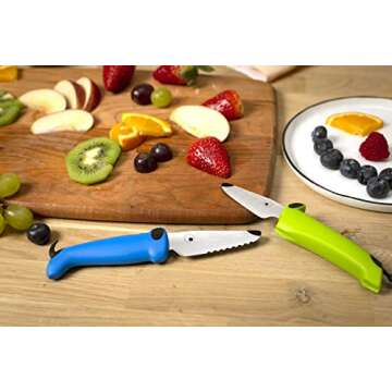Kuhn Rikon KinderKitchen Children’s Knife Set - Safe Cooking Fun