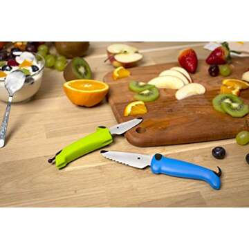 Kuhn Rikon KinderKitchen Children’s Knife Set - Safe Cooking Fun