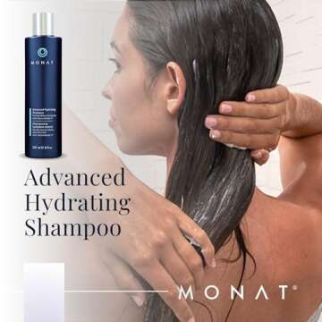 MONAT Advanced Hydrating Shampoo Infused with Rejuveniqe S - Lightweight Hair Shampoo / Moisturizing...