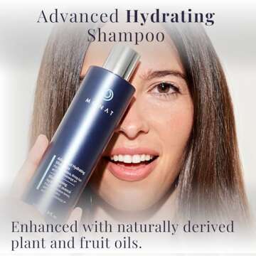 MONAT Advanced Hydrating Shampoo Infused with Rejuveniqe S - Lightweight Hair Shampoo / Moisturizing Shampoo That Nourishes Fine to Medium Hair - Net Wt. 237 ml / 8 fl. oz.