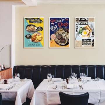 upsimples 16x24 Picture Frame White 3 Pack, Scratch-Proof Poster Frames 16 x 24 for Photo Gallery - ...