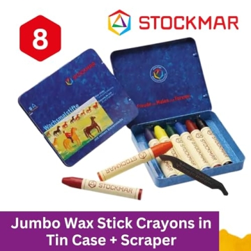 Stockmar Wax Stick Crayons - Non-toxic & Vibrant