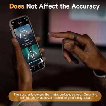 SZJCLTD Oura Ring Protector 4 Pack - Anti-Scratch Silicone Covers