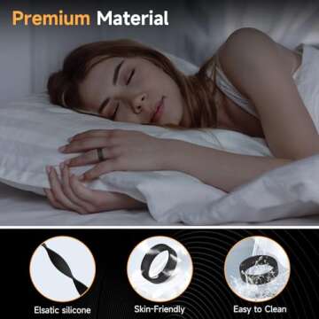 SZJCLTD Oura Ring Protector 4 Pack - Anti-Scratch Silicone Covers