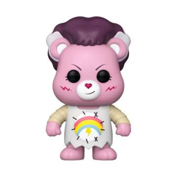 Funko POP Movies: Universal Monsters x Care Bears - Cheer Bear Bride of Frankenstein - Collectable V...