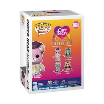 Funko POP Movies: Universal Monsters x Care Bears - Cheer Bear Bride of Frankenstein - Collectable Vinyl Figure - Gift Idea - Official Merchandise - for Kids & Adults - Horror Fans