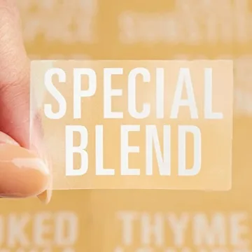 Talented Kitchen 134 Preprinted Spice Labels for Organization