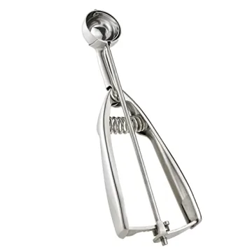 Solula 18/8 Stainless Steel Small Ice Cream Scoop Disher for Baking & Desserts