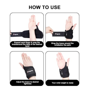 Fragraim Adjustable Wrist Weights for Strength Training