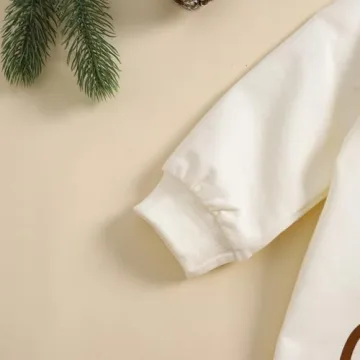 YOKJZJD Newborn My 1st Christmas Outfit Long Sleeve