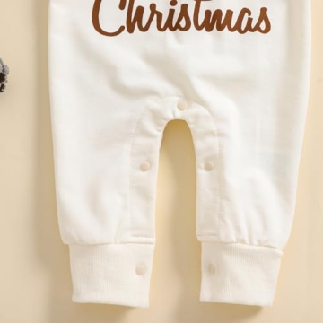 YOKJZJD Newborn My 1st Christmas Outfit Long Sleeve
