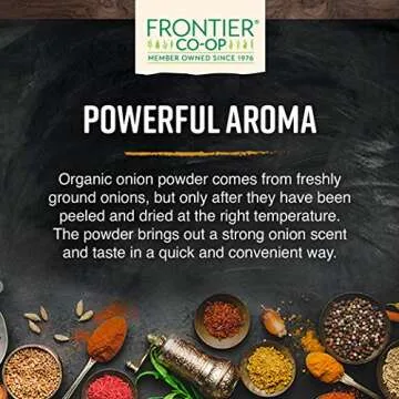 Frontier Co-op Organic Onion Powder - 100% Pure Flavor