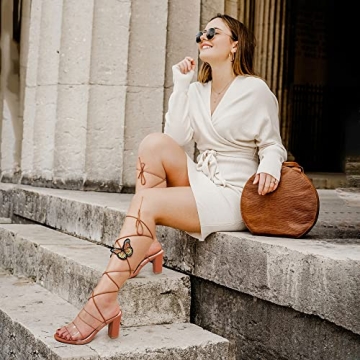 Stylish Aomigoct Butterfly Heels for Women